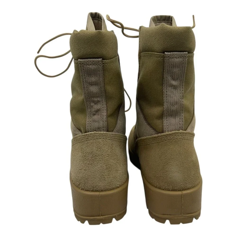 Odssey Mens SZ. 5.0 EW Combat Military Boots Tan Suede Hot Weather Tactical NWTS